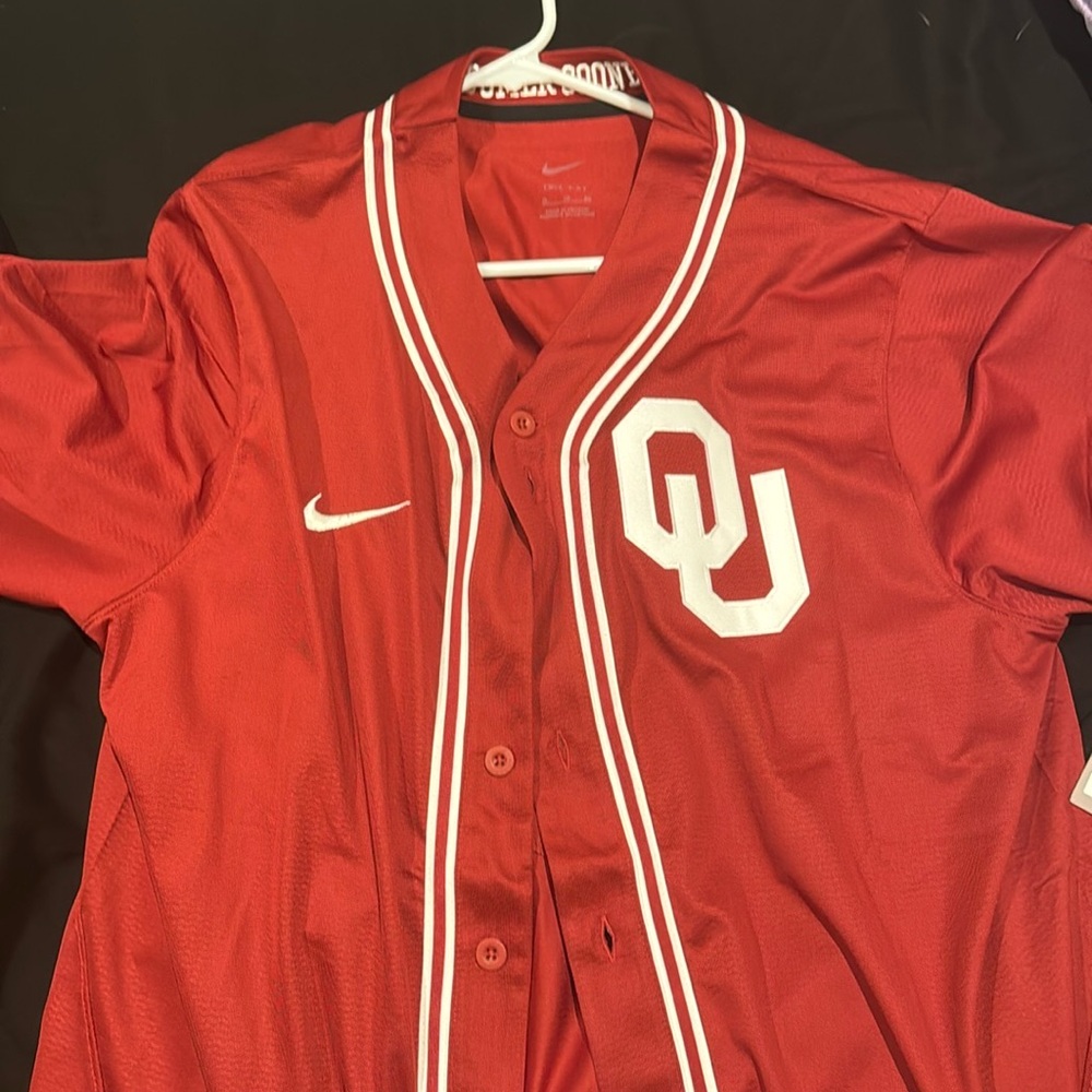 Oklahoma baseball Nike jersey